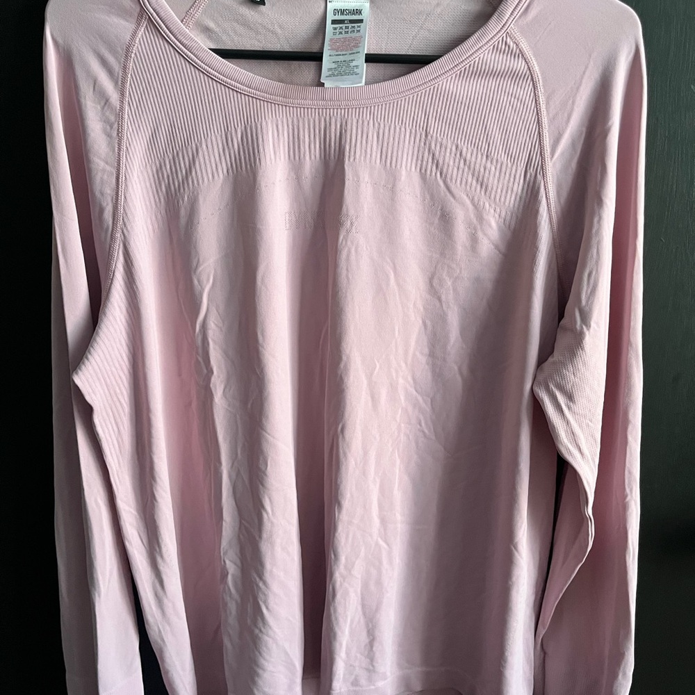 Gymshark Light Pink Long Sleeve Top
